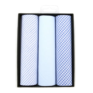 Men's Cotton Handkerchiefs Blue