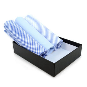 Men's Cotton Handkerchiefs Blue