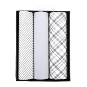 Men's Cotton Handkerchiefs Gray