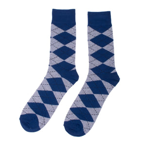 Men's Assort Pattern Poly Socks