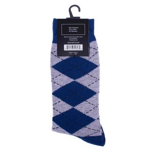 Men's Assort Pattern Poly Socks