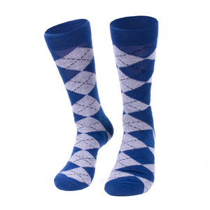 Men's Assort Pattern Poly Socks