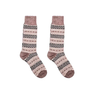 Nordic Merino Wool Socks Med Cinnamon