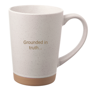 THANKFUL SHEEP SPECKLED CLAY MUG GROUNDED IN TRUTH...