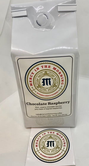 Mercy In The Morning Chocolate Raspberry Coffee 12oz Whole Bean