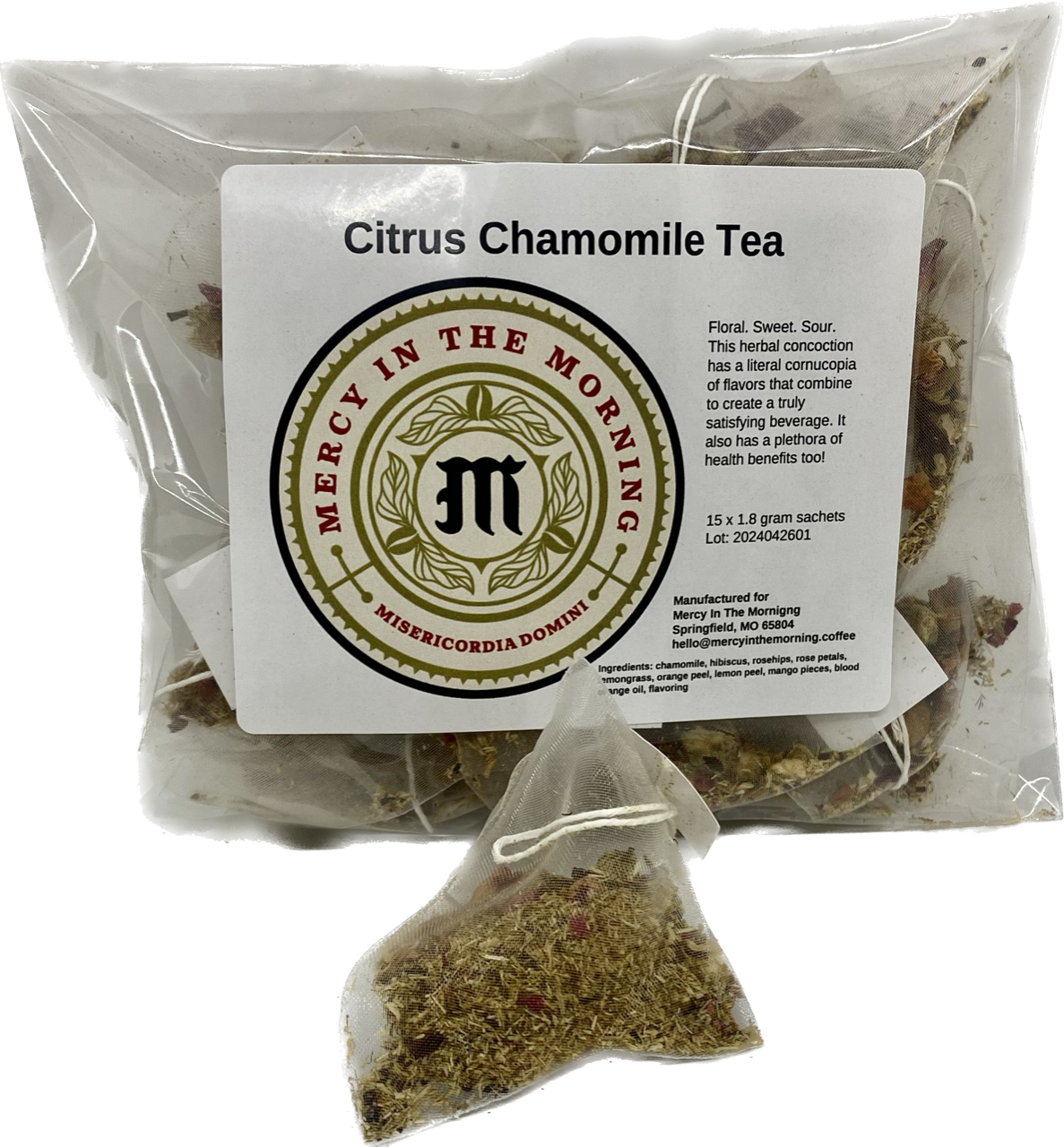 Mercy In The Morning Citrus Chamomile Tea