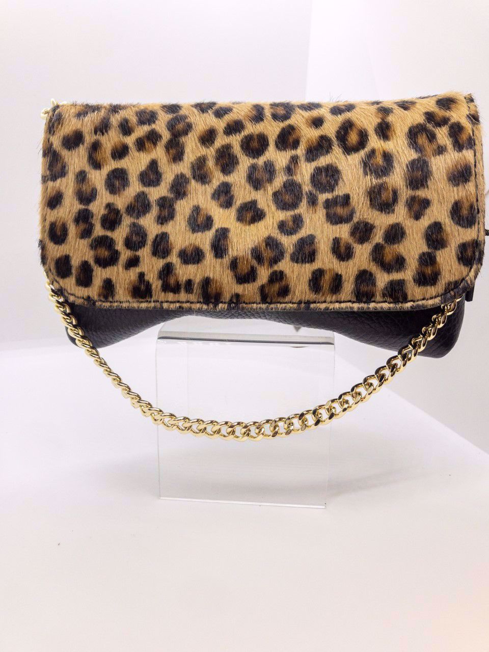 Mini Leather Hair-On Handbag