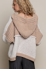 Soft Camel Sweater Almond Pocket