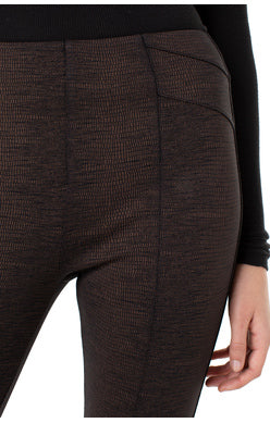 Reese Seamed Legging Copper/Black