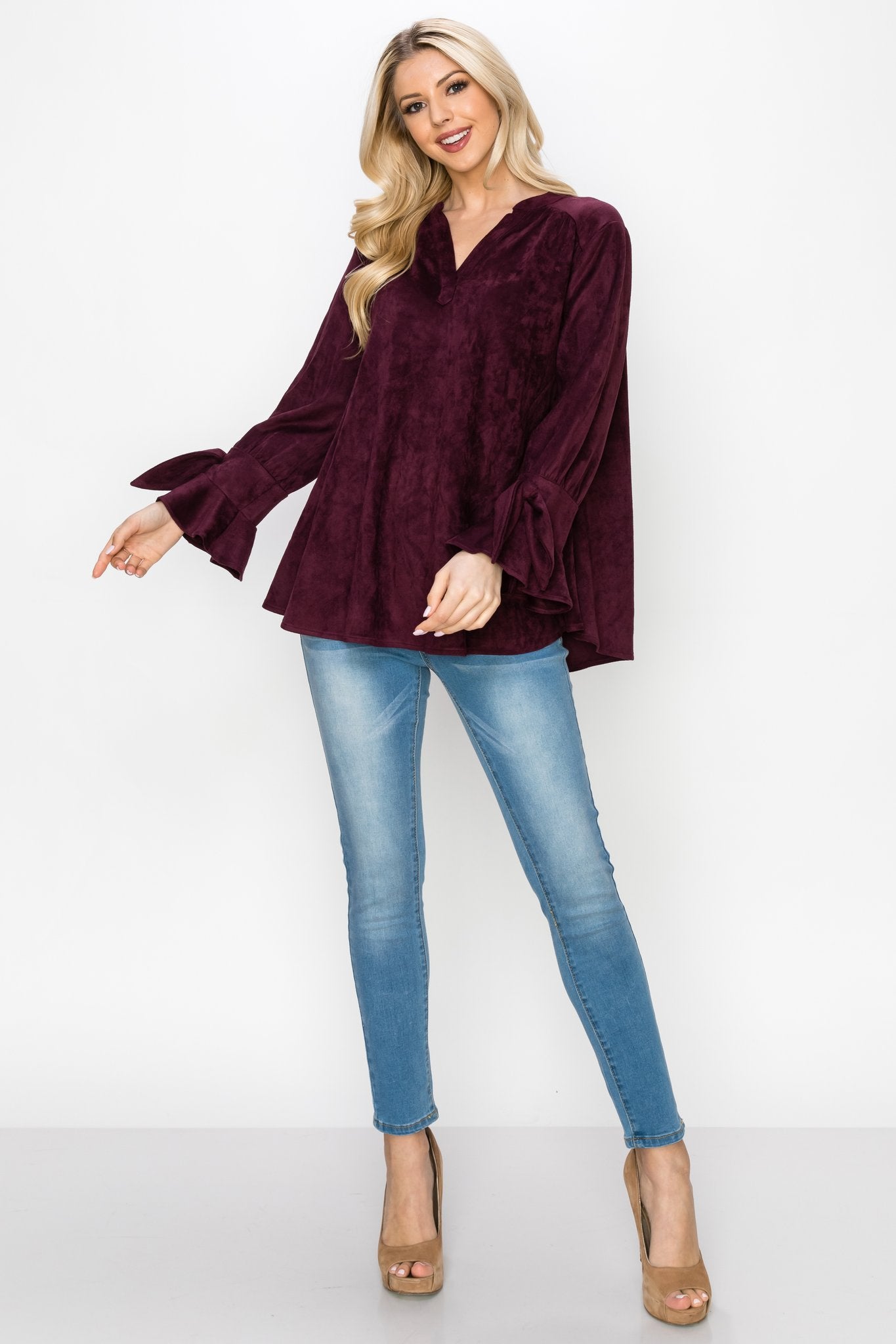 Abia Suede Top