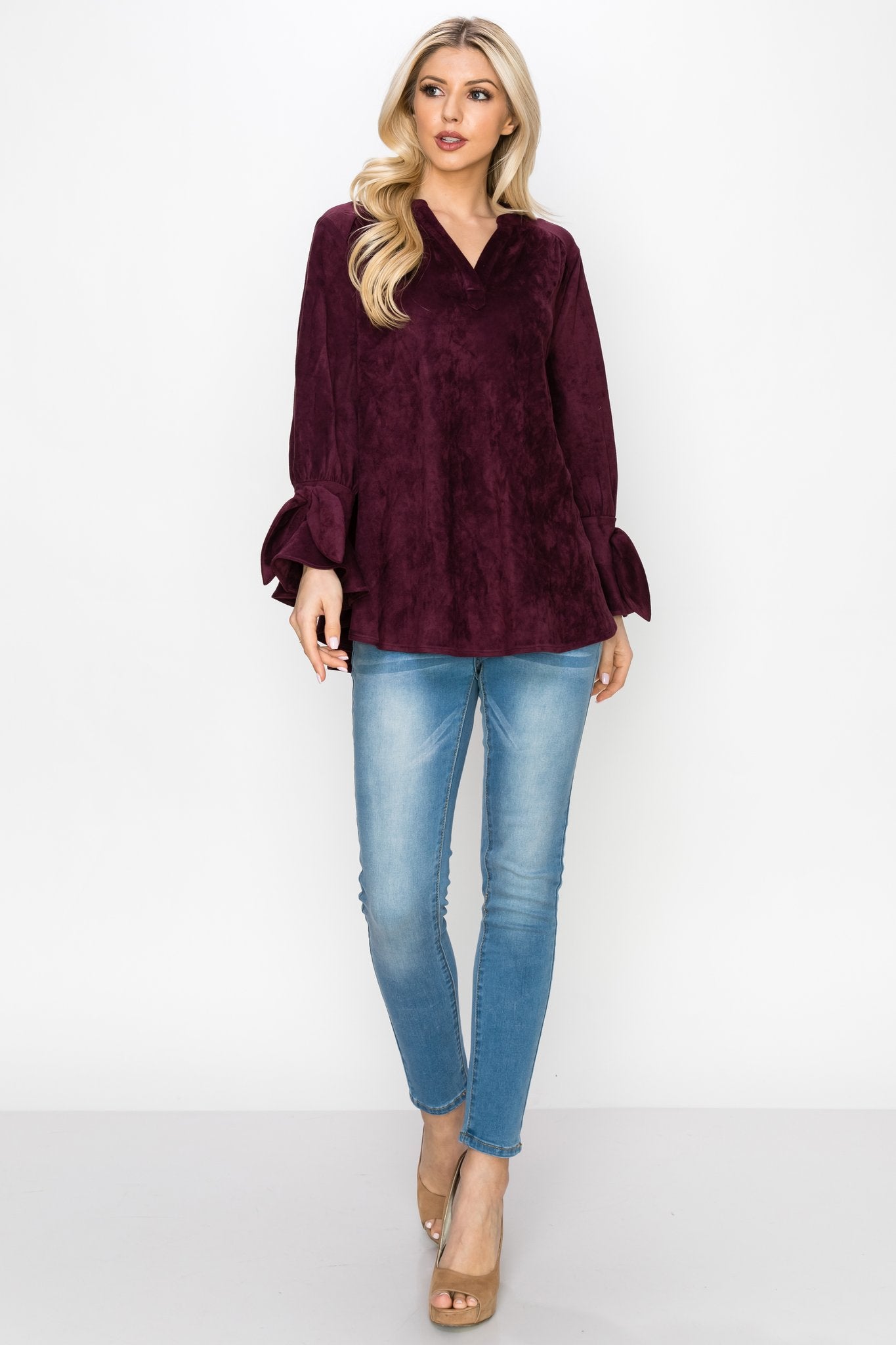 Abia Suede Top
