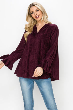 Abia Suede Top