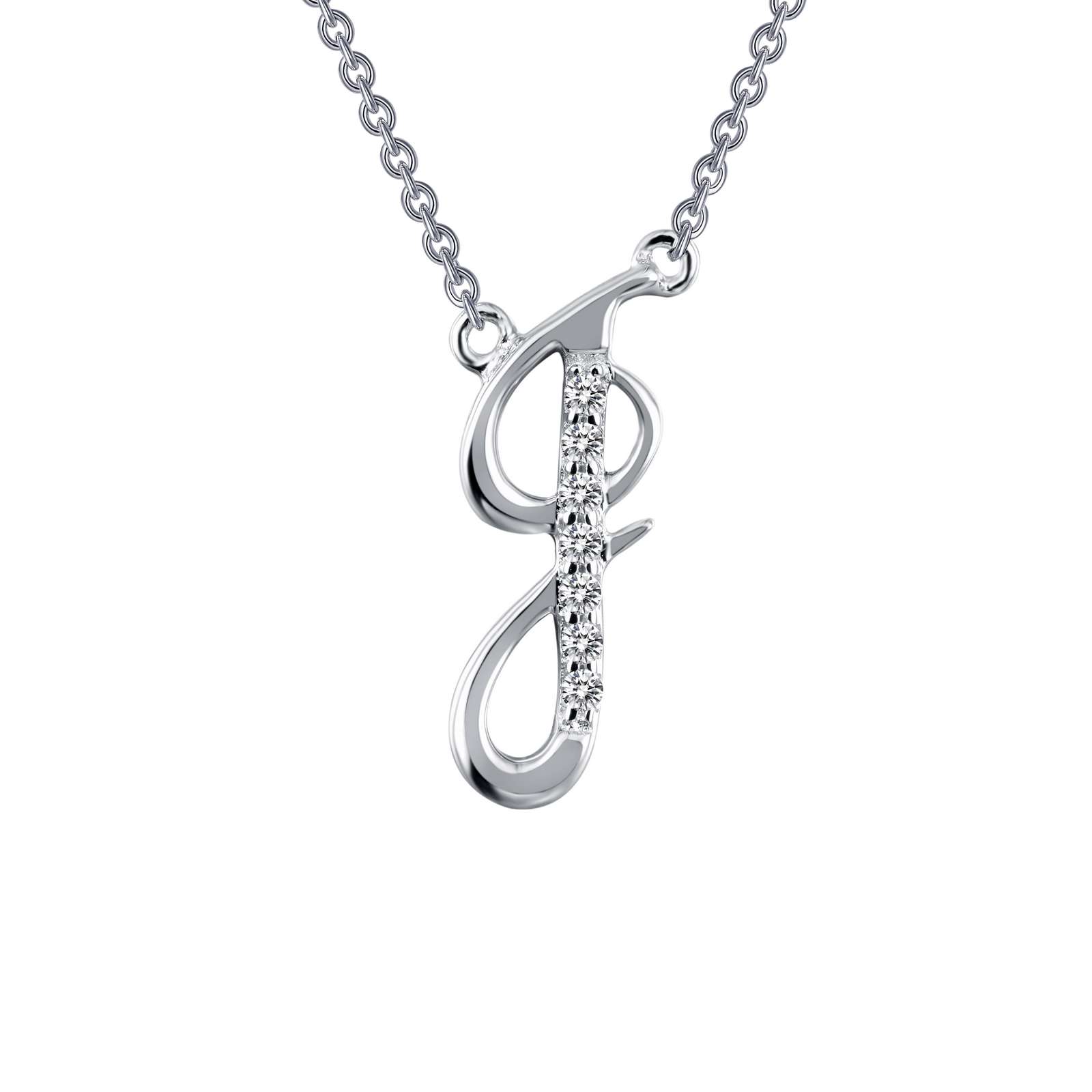 Lafonn Letter J Pendant Necklace