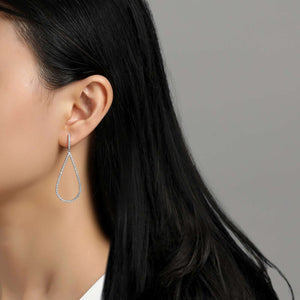 Pave Dangle Earrings