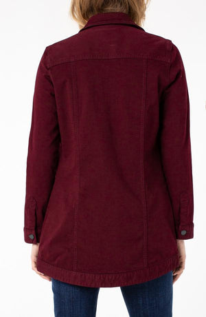 Hi-Low Jacket Ruby Port