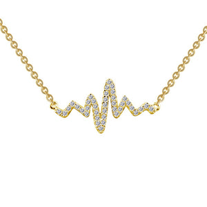 0.39 ct tw Heartbeat Necklace
