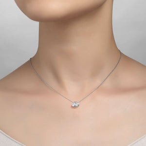 1.46 ct tw Solitaire Necklace