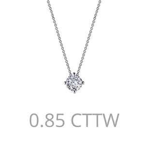 0.85 ct tw Solitaire Necklace
