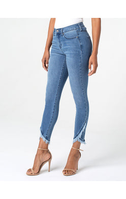 Abby Crop Skinny Front Scallop