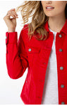 Classic Jean Jacket Red