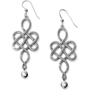 Interlok Endless Knot French Wire Earrings