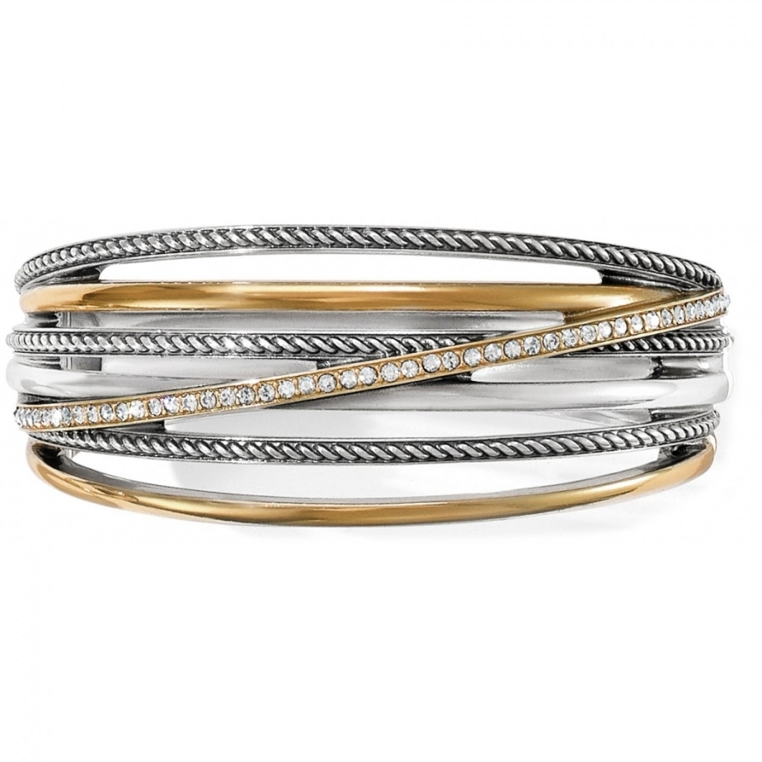 Neptune's Rings Hinged Bracelet