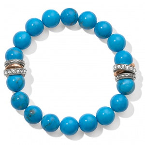 Neptune's Rings Turquoise Stretch Bracelet