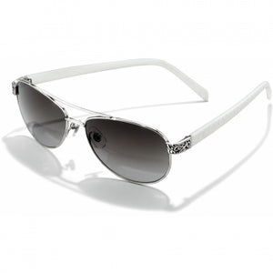 Sugar Shack White Silver Sunglasses