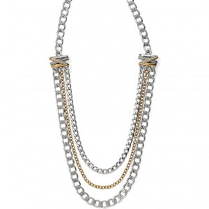 Neptune's Rings Multiple Row Chain Necklace