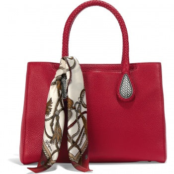 Margot Scarf Tote Lipstick