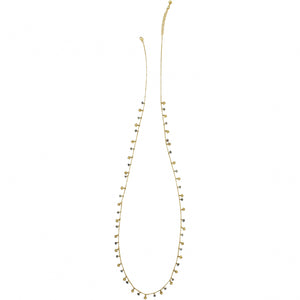 Play Of Light Long Necklace In Gold