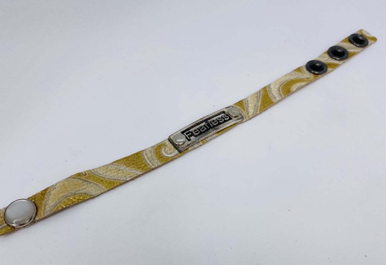 Fearless Leather Bracelet