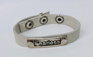 Fearless Leather Bracelet