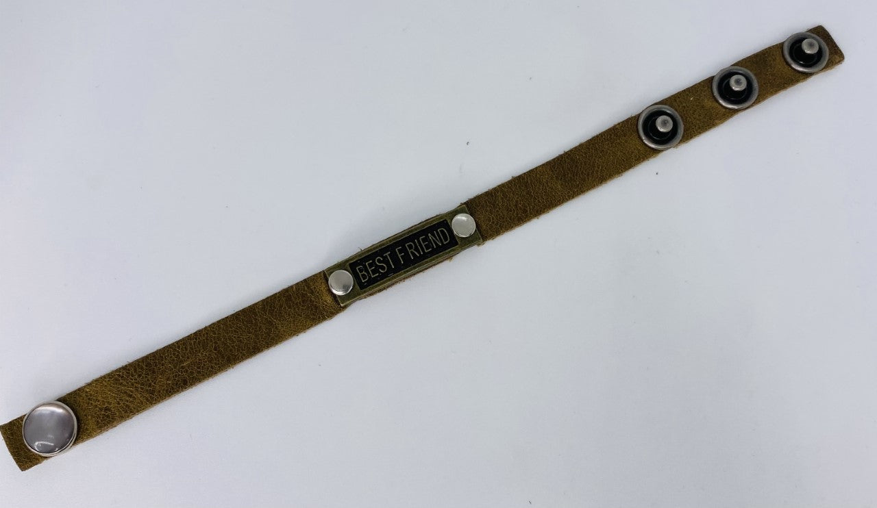 Best Friend Leather Bracelet
