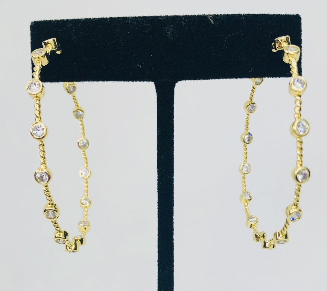 Large Twisted Hoops